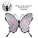 LIFFY Metal Butterfly Wall Art Outdoor Garden Decor Red Fence Decorations for Patio or Bedroom