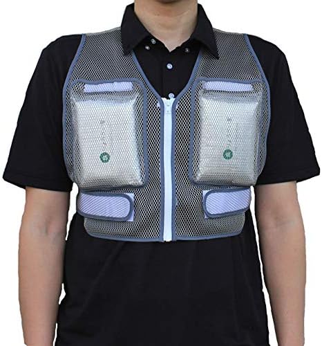 Amazon Co Jp 冷却ベスト ホレイベスト 熱中症対策はクールベスト 現場作業をクールダウン 長時間保冷剤 3個付き ドラッグストア