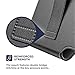 Encased Galaxy Note 8 Belt Pouch, XL Premium Holster Clip w/Reinforced Belt Loops + Magnetic Closure for Samsung Note 8 Phone (Compatible w/Slim Cases) (Black)