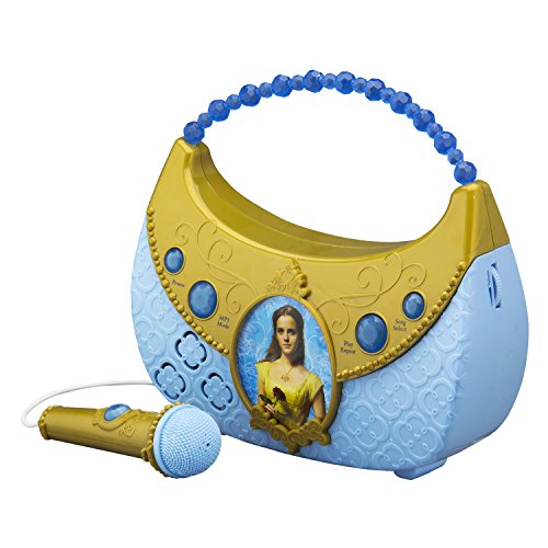 Disney-Beauty-and-The-Beast-Sing-Along-Boombox-with-Real-Working-Mic-Built-in-Music-and-Can-connect-to-MP3-Player