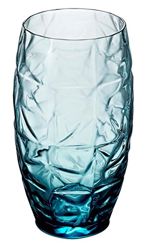 Luigi Bormioli Prezioso Beverage Glass (Set of 4), 20 oz, Blue