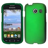 Compatible With Samsung© Galaxy Ace Style S765C - Rubberized Hard Snap-On Cover - Dark Green RP
