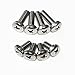 Prime Ave Standard + Extended Length Stainless Steel License Plate Screws ~ Compatible/Replacement for BMW & Mini (Pack of 16)