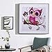 Diamond Painting DIY 5D Special Shape Rhinestones, ABEUTY Lovely Owl Family On The Tree, Partial Drill Crystal Diamond Art Kits