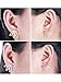 Hestya 3 Pairs Ear Jacket Stud Lotus Flower Earrings for Women and Girls (Silvery and Golden)