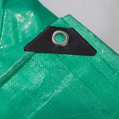 ZQZP Grueso Doble Verde Lona Pl&aacute;stica Impermeable A Prueba De Lluvia Sombrilla Impermeabilizante El&eacute;ctrica Tres Ruedas Toldo Lona Impermeable Pa&ntilde;o Protector Solar Lona 180g M2 Tama&ntilde;o : 4 * 5m