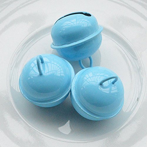 TOAOB 3 pcs Royal Blue Pet Collar Bell Charm Pendant for Dog Cat Collar Decoration and DIY Crafts