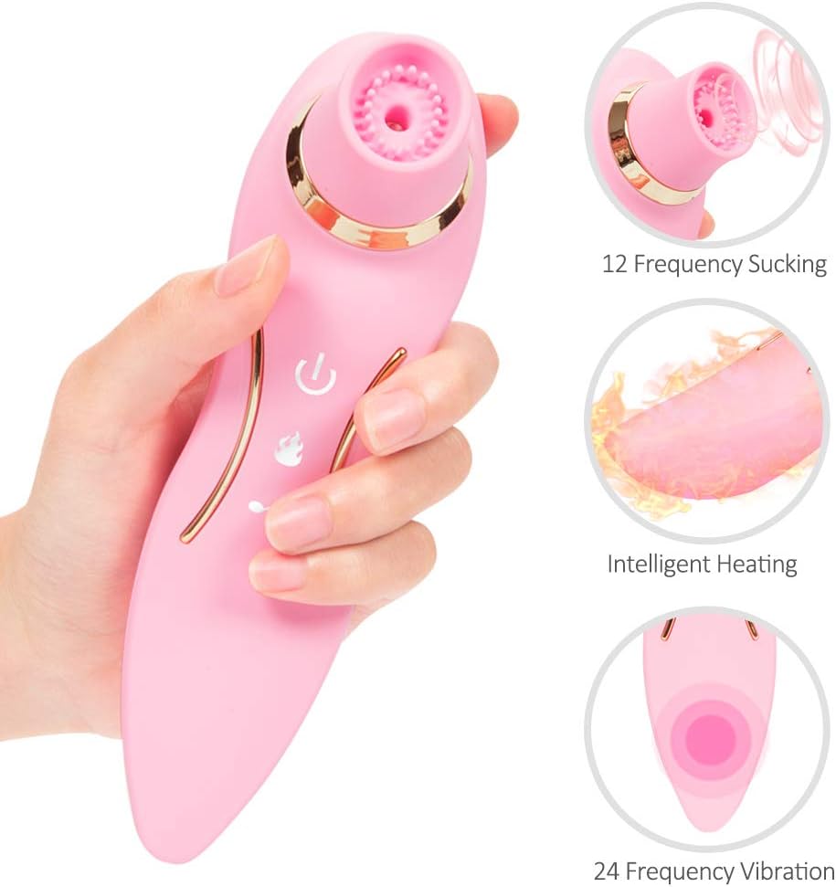 Vibrate Suction and Thrusting Clitorial Toy for Women Adullt Her Toys Bullet Vibrartor Oral Tongue G Spotter Stimulator Six Toy for Women Heating Tshirt