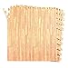 16-SQFT Wood Grain Floor Mat Oak Playmat 4-Tile Interlocking EVA Foam with 8-Border by Poco Divo