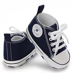 KKIIDDSS Unisex Baby Girls Boys Canvas High-top