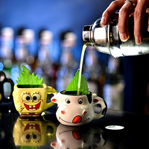 GWHOLE Cocktail-Martini-Shaker-Set, 11 Stück, Edelstahl, mit integriertem Sieb und Messbecher – Bild 6