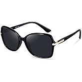 FEISEDY Womens Polarized Sunglasses, Trendy Elegant Colored Frame for Ladies, UV400 Protection B2760