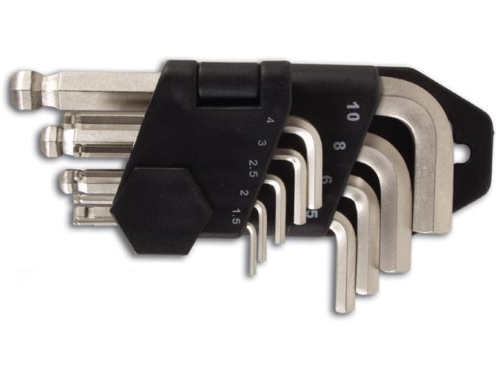 Perel HHEXPRO Hex Key Set (Pack of 9)