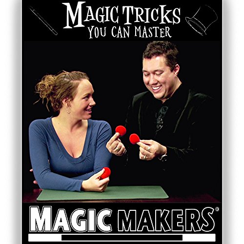 Magic Makers Magic Tricks You Can Master: SpongeBalls Combo - Instructional Magic Training - Pack of 4 Spongeballs Included