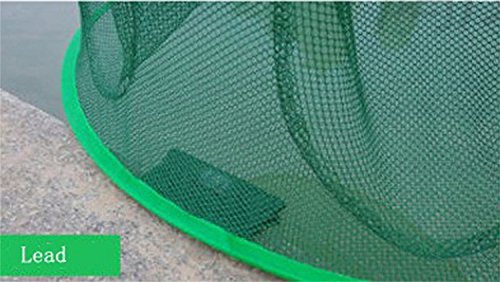 EASY BIG Fishing Nets Foldable Hand Casting Cage for Fishes Shrimps Crabs