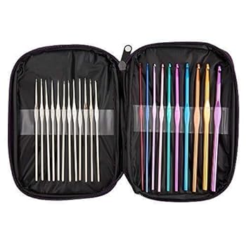 BetyBedy Aluminum Handle Crochet Hooks