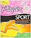 Playtex Sport Odor Shield Tampons Super Absorbency, Unscented - 16ct | Super Tampons for Women, Feminine Care, Playtex Tampon with 360 Leak Defense and Odor Control