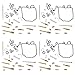 4 Sets of Carburetor Rebuild Repair Kit For Honda CB900F CB900C CB1000C 1981-1983