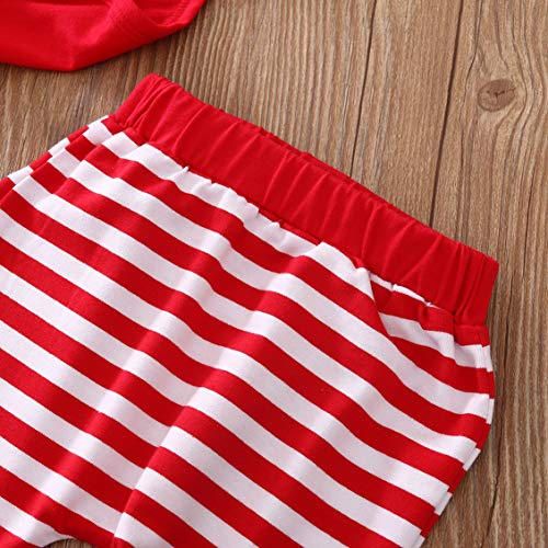 hailouhai Mijn eerste kerst pasgeboren baby schattig jongen meisje lange mouwen outfits Santa Claus Romper+ broek… - Image 7