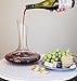 Wine Decanter + Bonus Wine Aerator ($15 value) Set by Comfify - Premium Artisan Wine Carafe, Lead Free Glass for Delicious Taste & Smooth Pour - Wine Enthusiast Gift