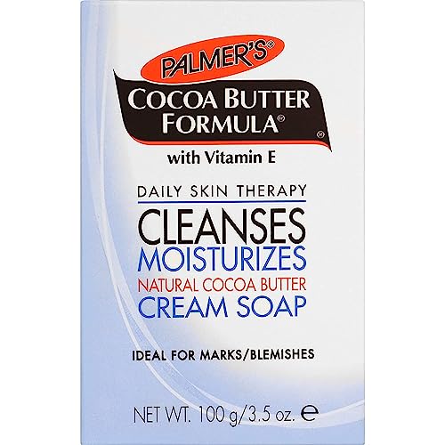 PALMER’S COCOA BUTTER FORMULA WITH VITAMIN E DAILY SKIN THERAPY CREAM SOAP OZ, CHOCOLATE, 3.5 OUNCE
