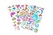 500+ Kids Puffy Sticker Mega Variety Pack,20 Different Sheets of 3D Puffy Stickers, Including Cute Fish and Animals,Butterflies,Love,Letters, Numbers,Cakes