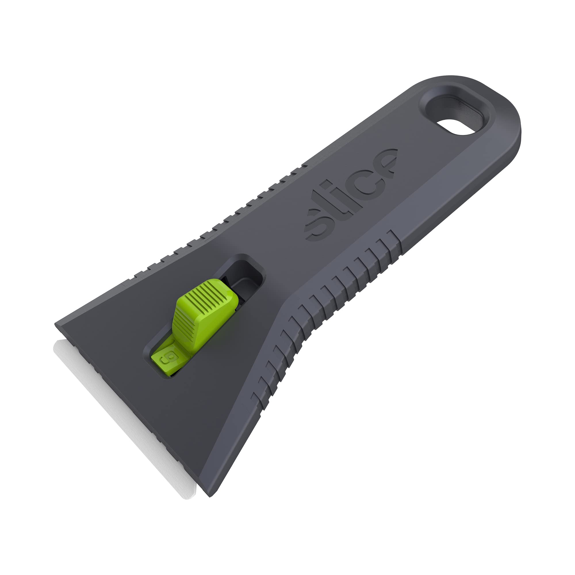 Slice 10593 Utility Scraper, Self-Retracting Ceramic Blade, Rust Free, Finger Friendly, Soft-Touch Comfort Grips