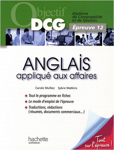 Anglais appliquÃ© aux affaires DCG 12 (French Edition) by (Paperback)