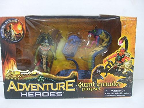 Desert Secret Adventure Heroes MUMMY HUNTER - Giant Crawler Play Set with Snake & Mummy