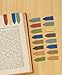 Get to the Point Magnetic Bookmarks Earthtone Color Line Markers (1 Box of 20)
