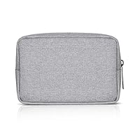 Electronic Accessories Bag,Digital Gadget Organizer Case,Nylon Travel Gear Storage Carrying Sleeve Pouch for Cable,USB,Earphones,Portable Hard Drives,Power Banks,Adapters or Camera Accessories