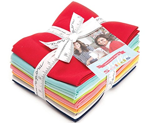 Bonnie & Camille Bella Solids Designer Series 12 Fat Quarter Bundle Moda Fabrics 9900ABBC