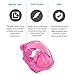 [Upgraded] Snorkel Mask Set for Adults, Full Face Easybreath Anti-Leak Diving Gear with 180° Panoramic Sea View with Anti-Fog Ventilation and Action Camera Mount by Smarssen (Pink, Large)