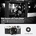 7artisans 50mm F1.1 Large Aperture Portrait Fixed Focus Lens for Leica M-Mount Cameras and Sony E-Mount Cameras with Caden Lens Pouch Bag (Black)