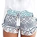 DaySeventh Women Sexy Hot Pants Summer Casual High Waist Beach Shorts (L, Blue)