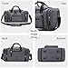 Toupons Canvas Duffel Bag Small Carry-on Bag Overnight Bag Weekender Bag for Men (Grey)