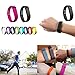 SnowCinda 10PCS Silicone Wristbands Accessory Replacement Bands with Clasps for Fitbit Flex Bracelet Large