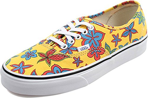 Vans - Unisex-Adult Authentic Shoes, Size: 10.5 D(M) US Mens / 12 B(M) US Womens, Color: (Freshness) Floral/Yellow