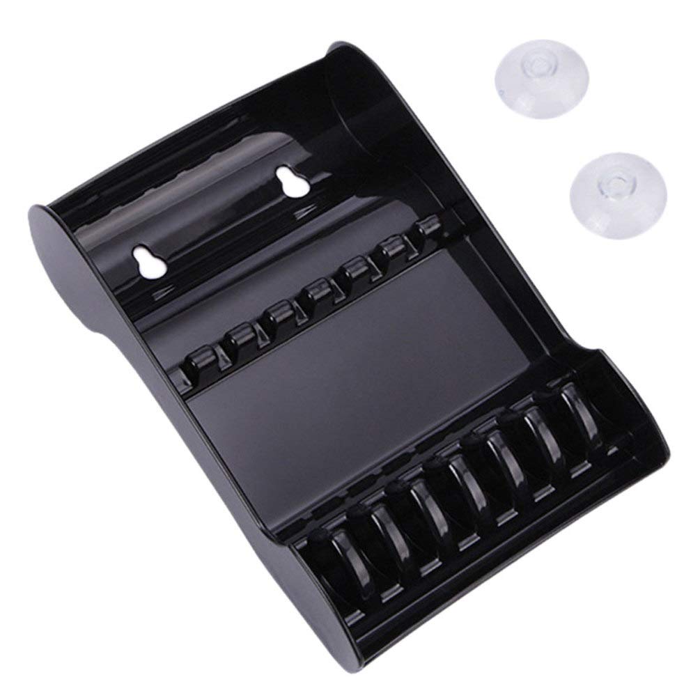 Minkissy Salon Scissor Holder for Stylist Hair Cutting Shears Rack Plastic Barber Shop Scissors Organizer for Hairdressers Available for 6 Scissors