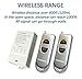 Wireless Switch 400ft Long Range Wide Voltage 85~265V Large Load Remote Control for Lights Pumps Water Heaters Vacuum(2 Remote)