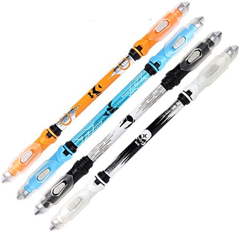 Dsstyle Office School High Grade LED Lighting Pen Students Neutral Ballpoint Pen as Perfect Gift (Random Crystal Rod)White