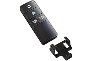 UBORSY TX028C-S Ceiling Fan Remote Control Replacement for Hampton Bay Home Decorators Collection, 3-Speed Light Dimmer and Color-Changing, 4 Dip Switches Replacement for A25-TX028C-S (Remote Only)