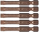 VEGA T20 TORX Impact Driver Bits. Impactech Professional Grade Impact Ready T-20 TORX 2" Bits. (Pack of 5) P150T20A-5