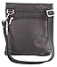 Travelon Anti-Theft Flap-Front Cross-body Bag (One Size, Pewter)