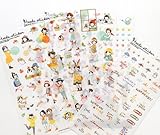 6 Sheets Craft Sticker, Marrywindix Tech Decorative Scrapbooking Diary Album Sticker Adhesive #2