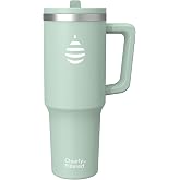 Clearly Filtered Water Bottle | Removes 200+ Contaminants, Double-Wall Insulated Stainless Steel, BPA/BPS Free, Phthalate Free, Filters Flouride Lead Chlorine (40oz, Mint)