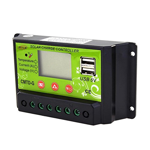 Sun YOBA 20A Solar Charger Controller Solar Panel Battery Intelligent Regulator with USB Port 12V/24V