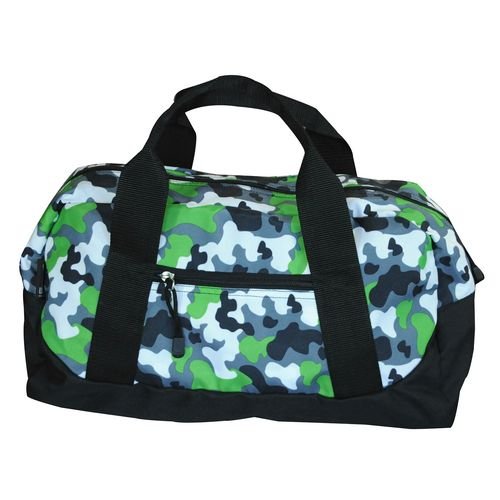 Green Camo Overnighter Duffel Bag