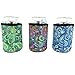 Beer Can Sleeves - Set of 6 Can Sleeves - Extra Thick Neoprene with Stitched Fabric Edges (Paisley)