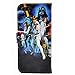 Unique A New Hope Movies Characters Vintage Retro Pattern Leather Wallet Credit Card Holder Pouch Flip Stand Case Cover For Apple iphone 5 5S SE